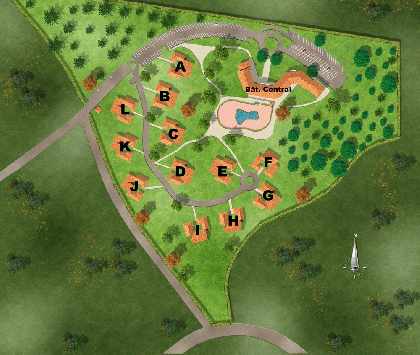 Site Plan with Block Letters